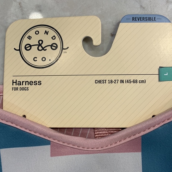 👑 NWT Bond & Co Reversible Harness NWT Large, Medium, Sm, XS *BENEFITS ANIMALS* - Picture 4 of 10